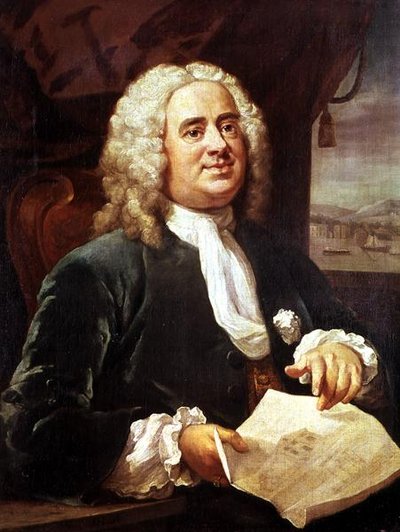Portret van Daniel Locke (c.1682-1754) door William (after) Hogarth
