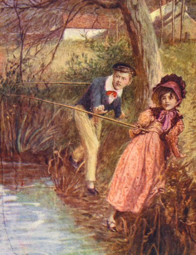 Illustratie voor De molen aan de Floss door George Eliot door William (after) Rainey