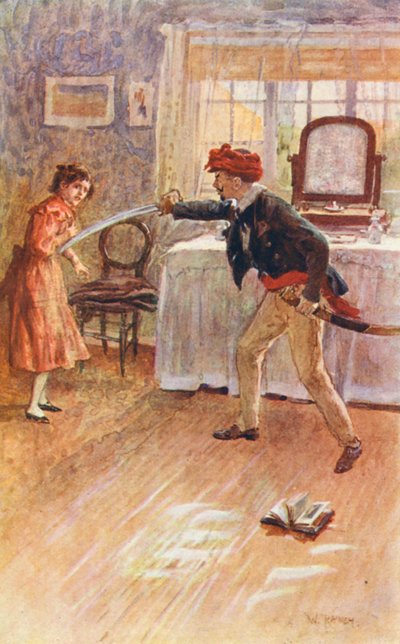 Illustratie voor The Mill on the Floss door George Eliot door William (after) Rainey