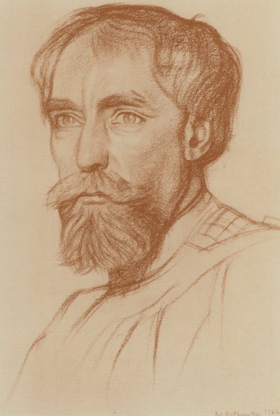 Augustus John, ARA door William (after) Rothenstein