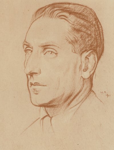 Compton Mackenzie door William (after) Rothenstein