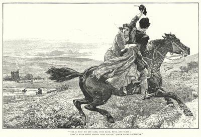 Lochinvar (gravure) door William (after) Small