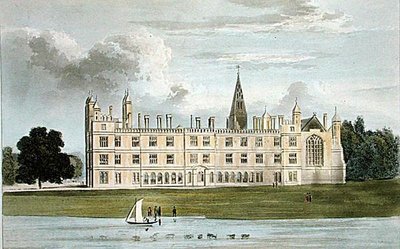 Burghley House, uit Ackermann