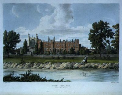 Eton College vanaf de rivier, uit 