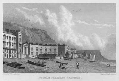 Pelham Crescent, Hastings door William (after) Westall