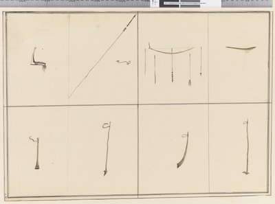 Pagina 36 Inheemse wapens. Ongesigneerd, ongetiteld en ongedateerd door William (attr. to) Hodges