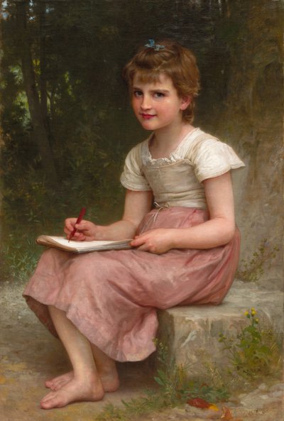 Een Roeping door William Adolphe Bouguereau