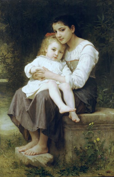 Grote zus door William Adolphe Bouguereau