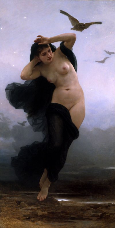 De Nacht door William Adolphe Bouguereau