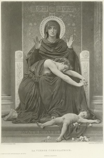 La Vierge Consolatrice door William Adolphe Bouguereau