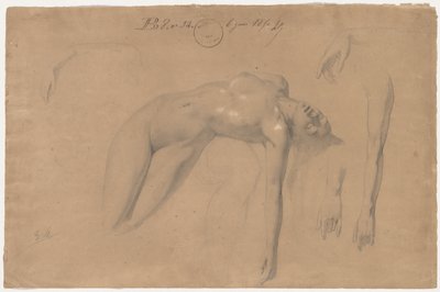 Liggende vrouwelijke naakt door William Adolphe Bouguereau