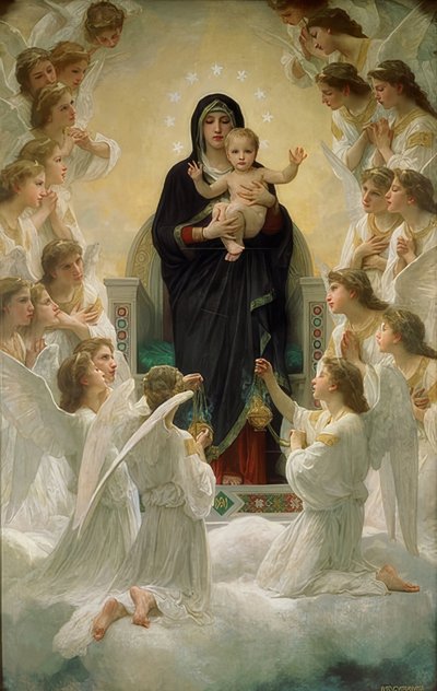 Regina Angelorum door William Adolphe Bouguereau