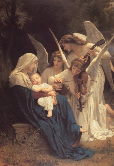 Lied van de Engelen door William Adolphe Bouguereau