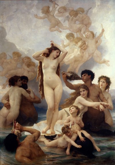 De Geboorte van Venus door William Adolphe Bouguereau