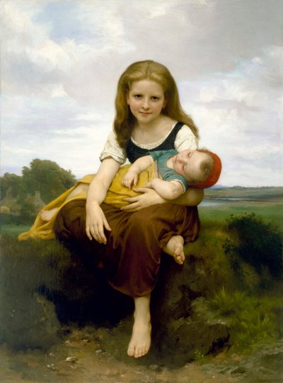 De oudere zus door William Adolphe Bouguereau