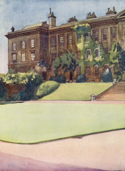 Voorplein van Worcester College door William Ainsworth Wildman