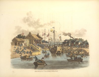 Chinese zeilschepen door William Alexander