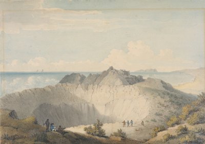 Krater van de top van Mount Worroray, Owhyhee door William Alexander