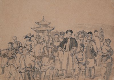 Groep Chinezen door William Alexander