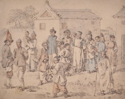 Groep Chinezen door William Alexander