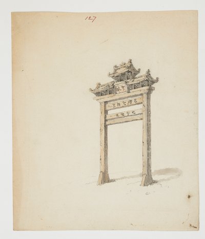 WD 961 f.127 door William Alexander