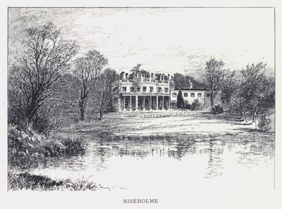 Riseholme (gravure) door William Alexander Ansted
