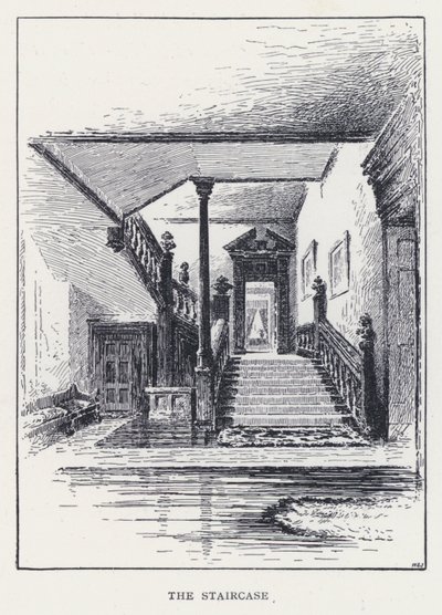De trap (gravure) door William Alexander Ansted