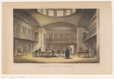 Bibliotheek van Plymouth door William Alexander Le Petit