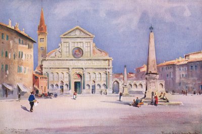Piazza S. Maria Novella, Florence, uit Hutchinson