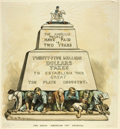 De grote Amerikaanse blikjeszwendel door William Allen Rogers