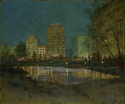 Central Park en het Plaza door William Anderson Coffin