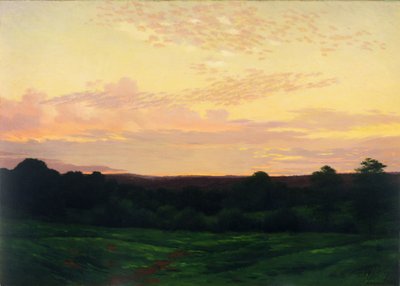Avond, Somerset Valley, Pennsylvania, c.1898 door William Anderson Coffin