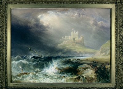 Bamburgh Castle, Northumberland door William Andrews Nesfield