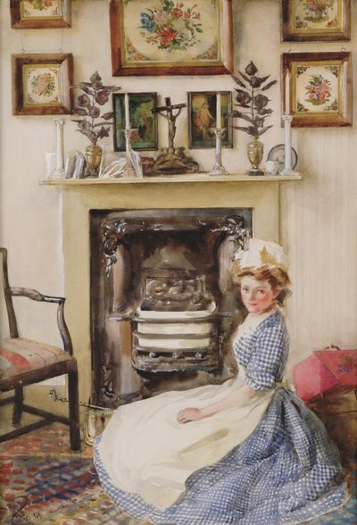 Het Zwartmaken van het Vuurrooster, 1907 door William B. E. Rankin