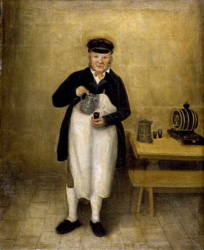 Portret van de keldermeester van Chatsworth, c.1835 door William Baker