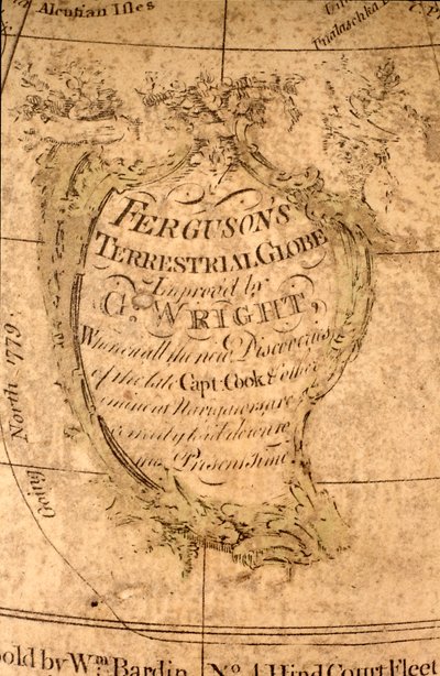 Cartouche in de Noordelijke Stille Oceaan, c.1795 door William Bardin