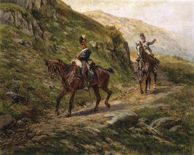 Een Glimp van de Vijand door William Barnes Wollen