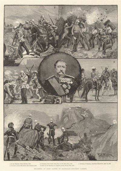Incidenten uit de militaire carrière van Lord Napier van Magdala door William Barnes Wollen