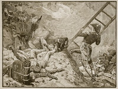 Maarschalk Lannes bij Ratisbon, illustratie uit 