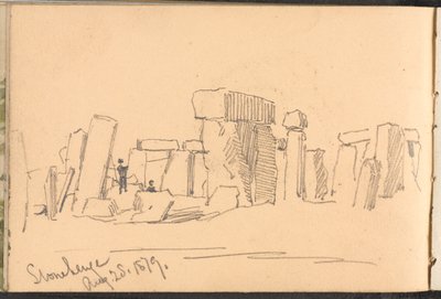 Stonehenge door William Barnes Wollen