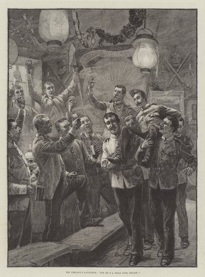 De favoriet van het bedrijf, want hij is een hele goede kerel! door William Barnes Wollen