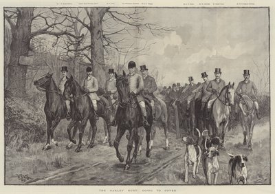 De Oakley Hunt, op weg naar de dekking door William Barnes Wollen