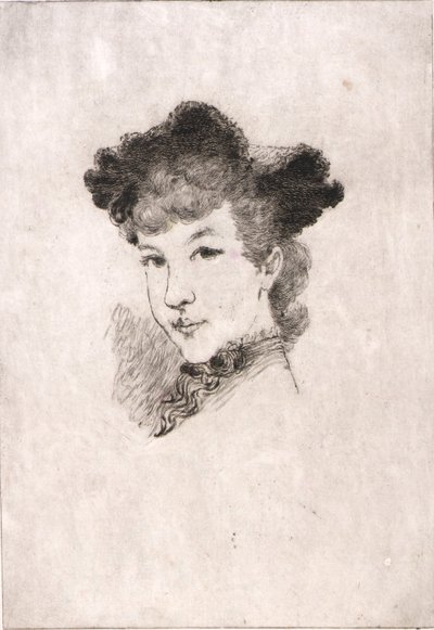 (Vrouwenkop) door William Baxter Closson