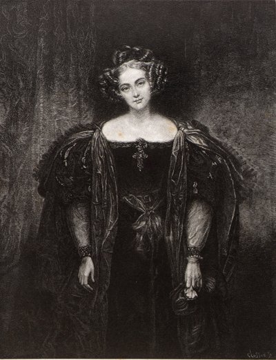 Miss Henrietta Sontag, Als Donna Anna in Don Juan door William Baxter Closson