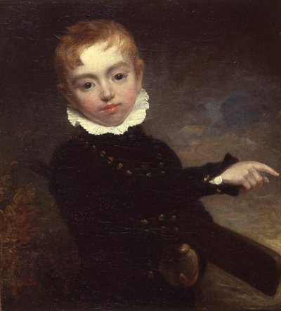 Jongen met een cricketbat door William Beechey