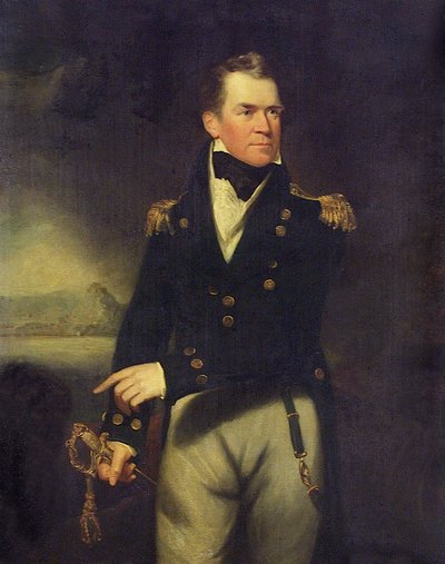 Kapitein Sir George Ralph Collier (1774-1824), ca. 1814 door William Beechey