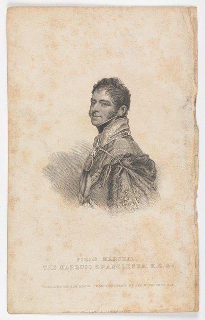 Veldmaarschalk De Markies van Anglesea K.G. & C. door William Beechey