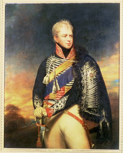 Portret van Ernest, Hertog van Cumberland en Koning van Hannover door William Beechey