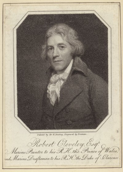 Portret van Robert Cleveley door William Beechey
