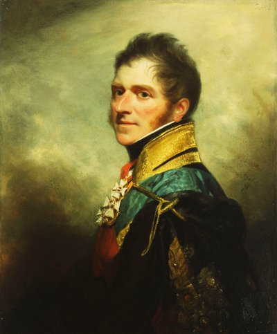 Portret van William Henry Paget Markies van Anglesey, halve lengte door William Beechey